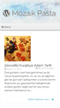Mobile Screenshot of mozaikpasta.biz